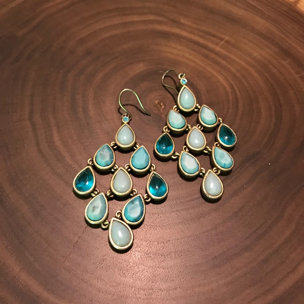 Turquoise chandelier earrings